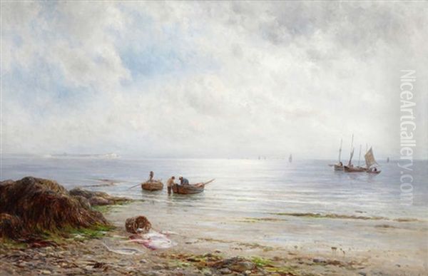Beached Fishing Boats, Low Tide Dover - view 1