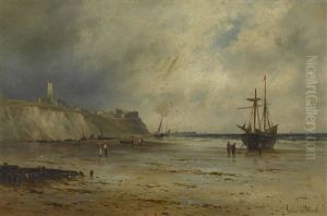Englische Kustenlandschaft by Gustave de Breanski