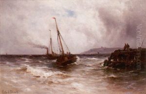 Off The Isle Of Wight by Gustave de Breanski