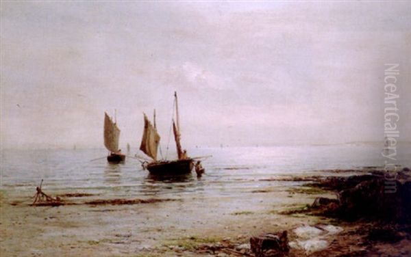 Unloading The Day's Catch, On The Cornish Coast - view 1