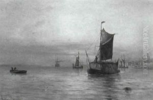 The Hay Barge by Gustave de Breanski