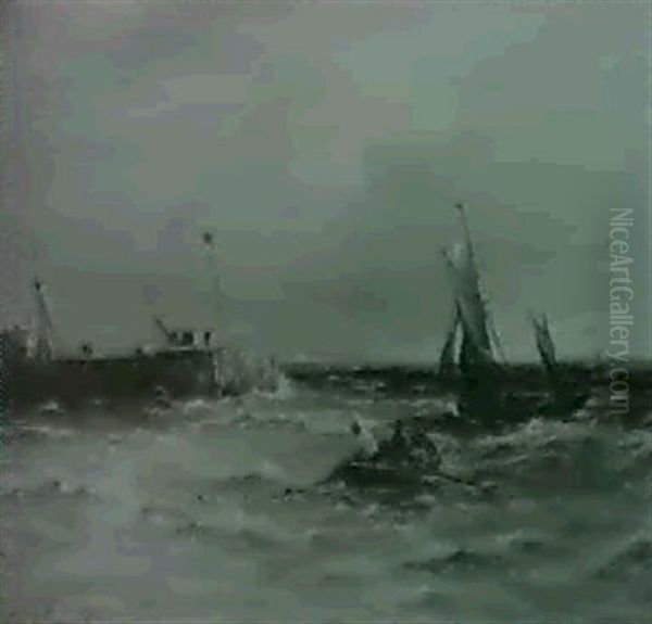 Off The Isle Of Man  Breezy Weather Off      Gorleston - view 1