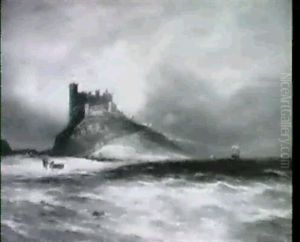 Bamburgh Castle by Gustave de Breanski