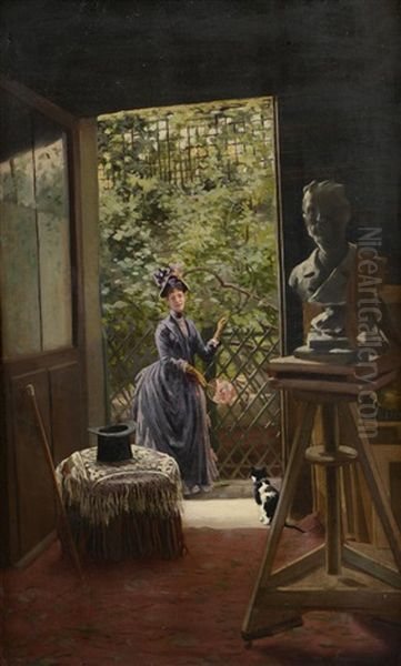 Femme A L"entree De L"atelier - view 1