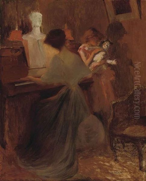 Loved Ones Around The Piano - view 1