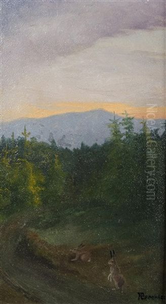 Landscape With Two Hares - view 1