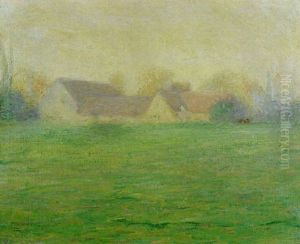 Fog And Sun In Giverny by John Leslie Breck