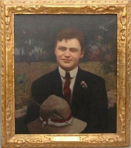 Portrait Of Edward Chambers by Hugh Henry Breckenridge