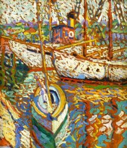 Boats At Gloucester by Hugh Henry Breckenridge