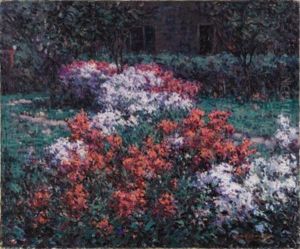 The Phlox Garden by Hugh Henry Breckenridge