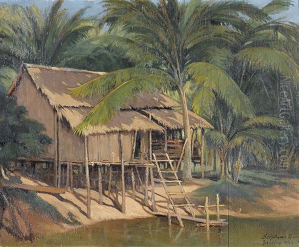 Bord De La Riviere De Siemriap - view 1