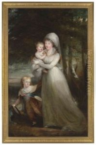 Portrait Of Countess Rosalie Engestrom, Nee Chlapowska (1771-1851), Full-length