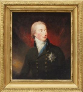 Portratt Av Hertig William Fredrik Av Gloucester, Kladd I Uniform, Vit Halsduk Samt Strumpebandsordern