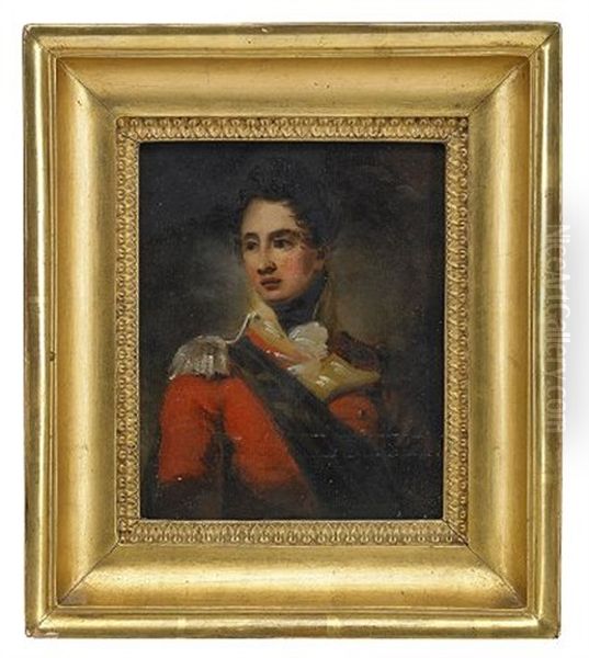 Portratt Av General Etienne Jaques Joseph Alexandre Macdonald, Hertig Av Tarent, Kladd I Uniform, Svart Halsduk Och Ordensband - view 1