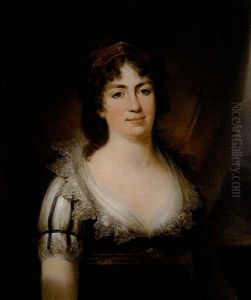 Portrait D'une Dame De La Cour De Suede