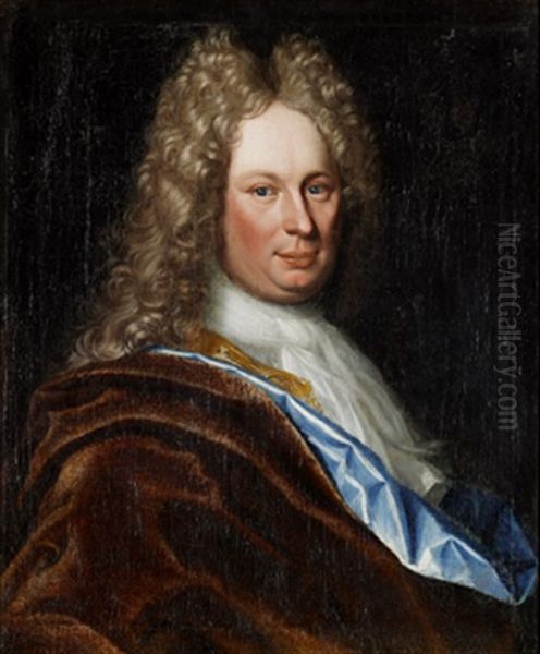 Portratt Av Herre I Allongeperuk (self Portrait?) - view 1