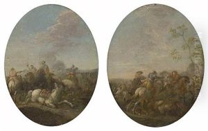 A Calvary Skirmish (+ Another, Similar; Pair) A Calvary Skirmish (+ Another, Similar; Pair)