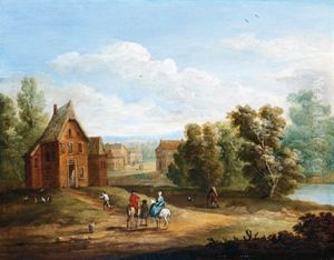Reiter Am Dorfrand by Jan Peter van Bredael the Elder