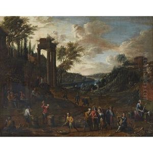 Allegori Over Hosten by Alexander van Bredael