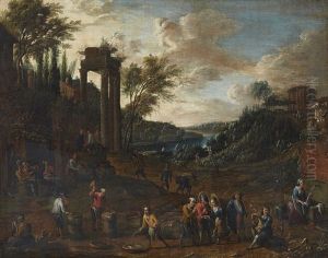 Allegory Of by Alexander van Bredael