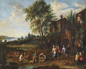 Allegory Of Winter by Alexander van Bredael