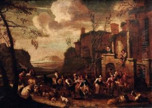 Rejouissance Villageoise by Alexander van Bredael