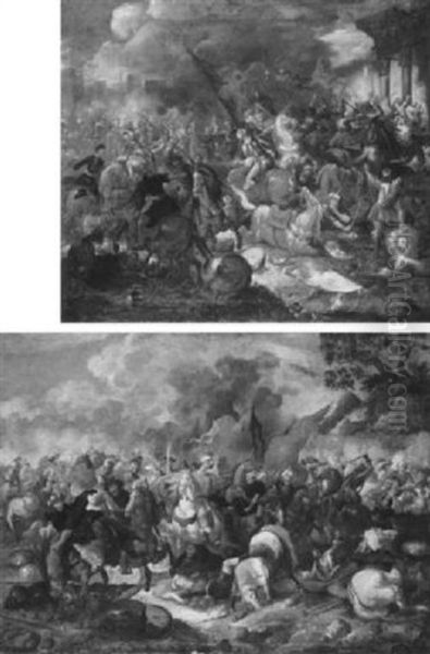Reitergefecht Zwischen Christen Und Osmanen - view 1