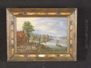 Scene De Port (after Jan Brueghel The Younger)