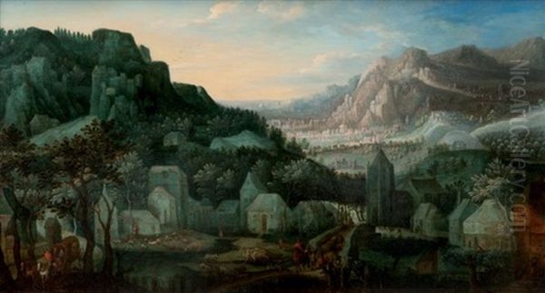 Paysage Avec Des Promeneurs - view 1