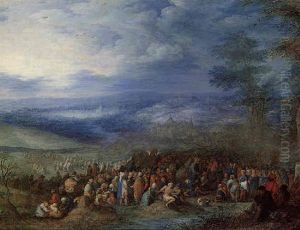 River Landscape With Christ Healing The Sick