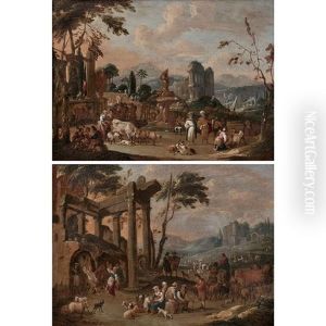 Ruines Antiques Animees De Personnages