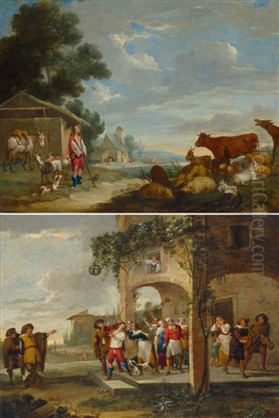 Pair Of Works: Scenes From The Life Of The Prodigal Son - view 1