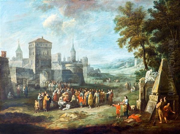 Jezus' Opwekking Van Een Dode (mogelijk Lucas 7:12-15) - view 1