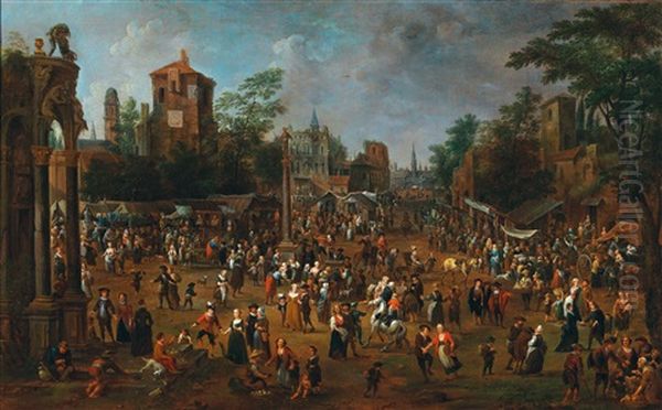 The Market Square Of A Town - view 1