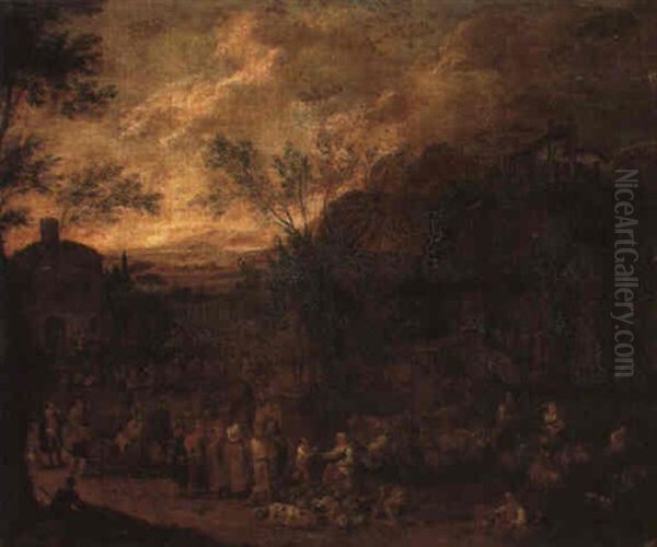Italianate Market Scenes - view 1
