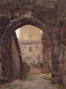 Byporten I Ravello by Niels (Anders) Bredal