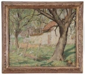 Chicken Yard by Rae Sloan Bredin