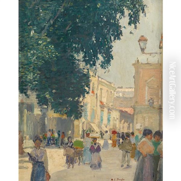 Naples Street Scene - view 1