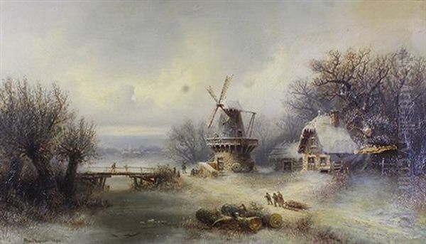 Le Moulin En Hiver - view 1