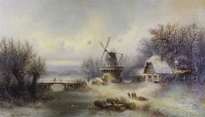 Le Moulin En Hiver Le Moulin En Hiver