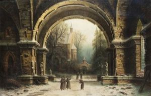 Winter Im Klosterhof