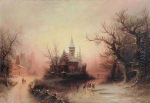 Abendliche Winterlandschaft