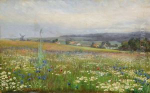Flowering Meadow by Johan Ulrik Bredsdorff