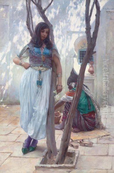 In A Courtyard, Tunis - view 1