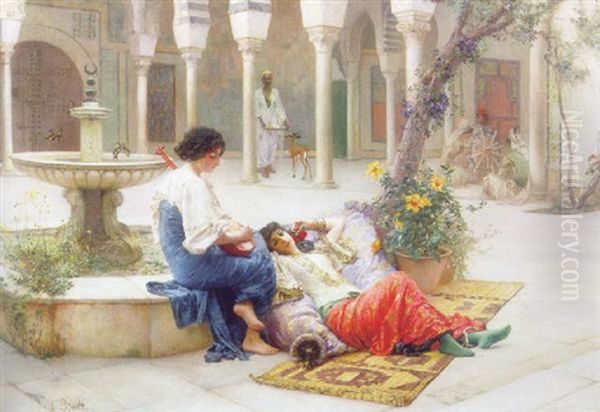 In The Courtyard Of The Harem - view 1