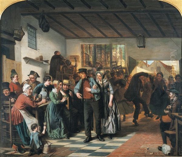 Interior Scene Of An Inn - view 1