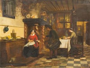 Interior Scene by Jos Van Bree