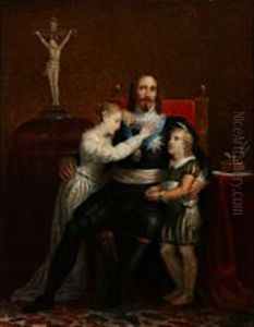 A Family Farewell by Philippe-Jacques van Bree