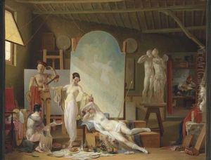 The Artist's Atelier In Rome