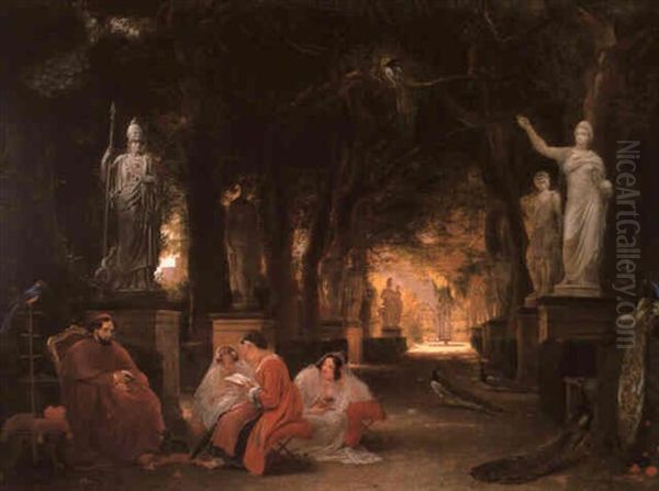 Cardinal Mazarin And His Nieces - view 1
